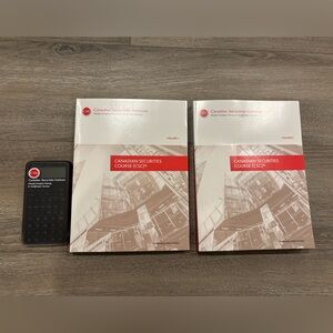 Canadian Securities Course (CSC®) 2024 textbooks and calculator.